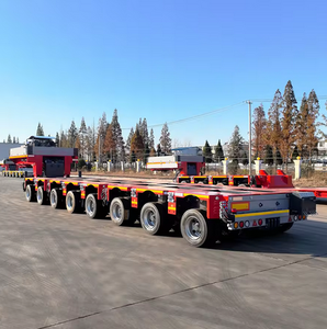 SPT รถพ่วงพวงมาลัยไฮดรอลิกแบบแยกส่วนหลายเพลาสำหรับการขนส่งสินค้าหนัก - Product Image 1