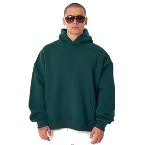 Sudadera con Capucha Extra Grande para Hombre, Personalizada con Estampado Sólido, de Otoño, 100% Algodón, Tejido de Felpa, 400g, Ecológica - Product Image 1