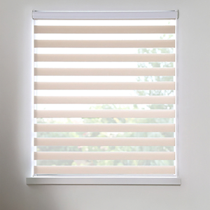 Stores de fenêtre zébrés de luxe Rideau de voilage occultant Combo Électrique Minimaliste Intégré Motif Vertical Plain Technique Polyester - Product Image 1