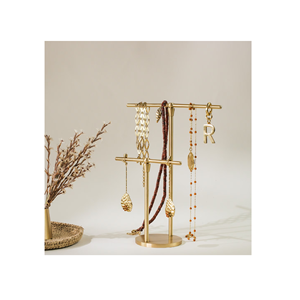 Laiton et bijoux boucles d'oreilles support présentoir métal boucle d'oreille support de bijoux avec base mable pour taille personnalisée - Product Image 2