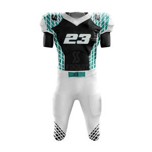 Uniforme de Fútbol Americano Personalizable de Alta Calidad, 100% Poliéster Transpirable, Mangas Cortas para Equipos Nacionales de Fútbol (Todos los Equipos) - Product Image 1