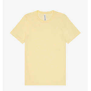 Camisetas de algodón para mujer, camisetas informales de manga corta, cuello redondo, Camiseta básica holgada de verano, camisetas de corte Regular Heather - Product Image 4