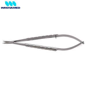 Tijeras de Precisión con Mango Redondo Recto de 7 Pulgadas, Tijeras Afiladas con Resorte para Dar Forma y Recortar Cejas y Pestañas de INNOVAMED - Product Image 2