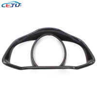 Kits d'intérieur de voiture en fibre de carbone ABS couverture de tableau de bord pour Honda Fit Jazz 3th Gen RS GK3 GK4 GK5 GK6 GK7 GH7 GP5 GP6 2014-2020