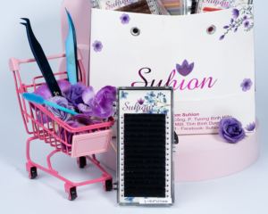 0.03 0.05 0.07 0.10ขนตาแคชเมียร์ฉลากส่วนตัวถาดขนตาปลอมสีดำเข้ม - Product Image 1