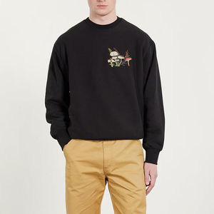 Sudadera de poliéster/algodón para hombre, sudadera bordada de mezcla de algodón liso personalizada OEM de alta calidad, ropa para hombre - Product Image 2