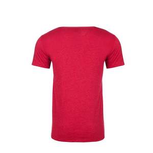 T-shirt noir à col rond tri-mélange t-shirt de haute qualité tri-mélange prix de gros fabricant mans t-shirts - Product Image 4