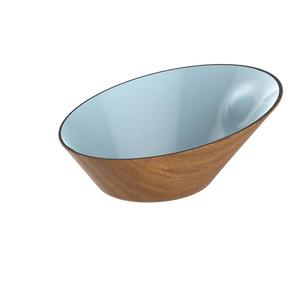 Bol en émail imprimé nouveau Design vaisselle alimentaire bol de service alimentaire en gros bol à pop-corn en bois fait à la main - Product Image 4