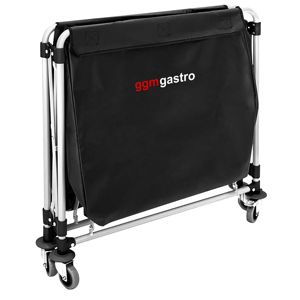 Chariot à linge commercial - Pliable - 300L - Cadre en aluminium - Noir - Product Image 6
