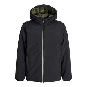 Veste de baseball pour homme de haute qualité fabriquée en 2026, coupe-vent personnalisé, veste matelassée bomber rembourrée, streetwear décontracté - Product Image 5