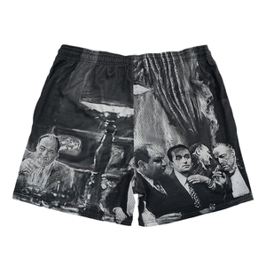 Vente en gros de nouveaux shorts de sport pour hommes pour la course à pied en maille solide à séchage rapide pour le sport Hip Hop Gym à cordon moyen en coton - Product Image 2