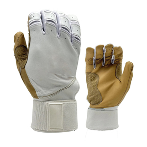 Latest Design Premium Quality Softball Batting <b>Gloves</b> Manufacturer Real Goatskin Leather Customized Logo Baseball Batting <b>Gloves</b> - Product Image 5