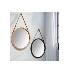 Espejo montado en la pared de Metal para decoración del hogar y Hotel, decoración hecha a mano de borde dorado indio, proveedor de India - Product Image 4