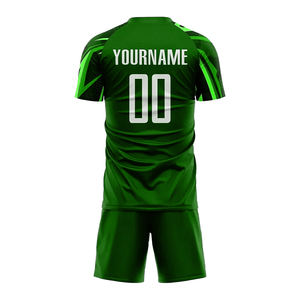 Kit de fútbol personalizado de 100% poliéster, tela suave y ligera, camiseta de sublimación completa cómoda para hombres y mujeres - Product Image 2