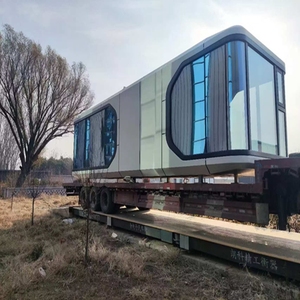 Maison capsule spatiale préfabriquée de luxe Dayang, 2 chambres, 1 salle de bain, assemblage rapide, maison modulaire pour vacances <span class=keywords><strong>en</strong></span> famille, séjour <span class=keywords><strong>en</strong></span> location - Product Image 4