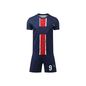 Conjunto de Camiseta y Pantalones Cortos de Fútbol Personalizados para Hombre, Transpirables, de Secado Rápido, Uniforme de Fútbol de Poliéster de 180 g, Impresión Digital, Nombre Personalizado - Product Image 2