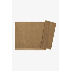 Écharpe de luxe 100% soie à rayures de créateur - Finition satinée rectangulaire scintillante - Product Image 1