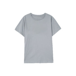 Nouveau T-shirt personnalisé pour femme, col rond, manches courtes, uni, anti-rides, écologique, respirant, en polaire gaufré - Product Image 1