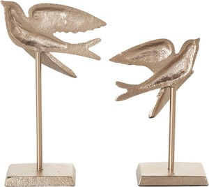 Accent de décoration de table de conception d'oiseau d'or de luxe belle pièce maîtresse décorative pour l'affichage de cadeau d'événement de bureau de salon - Product Image 2