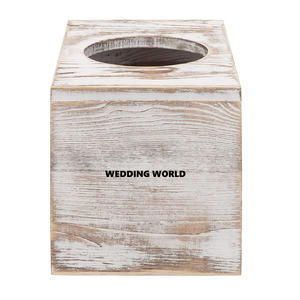 กล่องกระดาษทิชชูทำจากไม้หรูหรากล่องกระดาษทิชชูทำมือทรงสี่เหลี่ยมสไตล์คลาสสิกเครื่องใช้ในครัวใหม่ขายส่ง - Product Image 1