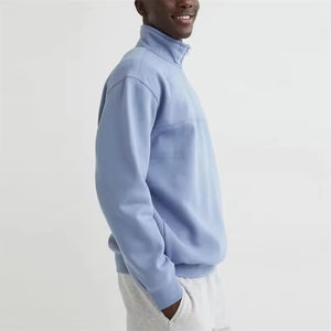 Sudadera de Hombre con Media Cremallera y Logotipo Personalizado, de Alta Calidad, en Felpa de Algodón, con Envío y Entrega - Product Image 5