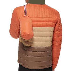 Chaqueta acolchada de invierno personalizada para hombre, estilo callejero, impermeable, de lona aislada, con cuello con capucha y logotipo frontal - Product Image 4