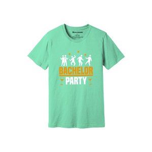 Camiseta 100% algodón personalizable, 12 opciones de color, estampado de temas de fiesta 3D, estilo informal, pesado GSM 160-180, tela que incluye logotipo - Product Image 1