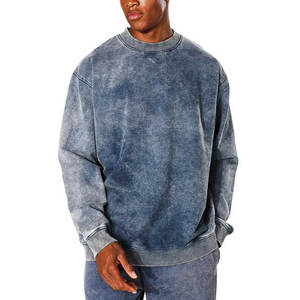 Sudaderas con Lavado Ácido para Hombre, Logotipo Personalizado, Superventas, Básicas, Mezcla de Algodón, Secado Rápido, Cómodas - Product Image 1