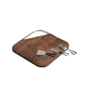 Tabla de cortar de madera de diseño atractivo con mango de diseñador Tabla de cortar de forma ovalada para superventas - Product Image 6