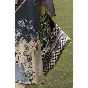 Ensemble de 3 pièces non cousues de style bohème Khaddar K-52023 pour la saison printemps/été - Product Image 1