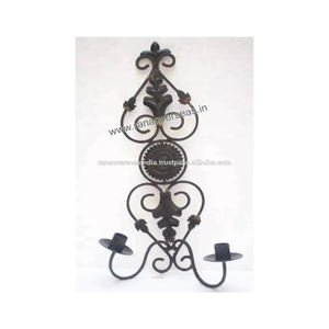 Bougeoir en métal en fer décoratif mural simple et classique pour les décorations de mariage décorations de fête au prix le plus bas - Product Image 3