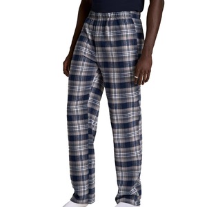 Directo de fábrica, ropa de dormir para hombre, pantalones de franela, 100% algodón, transpirable, acogedor, tela cepillada, ajuste relajado, diseño Sexy - Product Image 1
