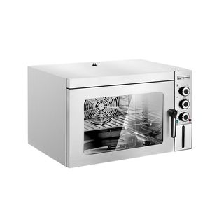 Four à convection compact électrique commercial avec injection de vapeur - Commandes manuelles - 1 chambre de cuisson - 1x 353x327mm - 30L - Product Image 3
