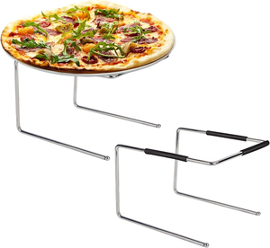 Soporte de placa de metal para soporte de pizza hecho a mano para vender productos - Product Image 6