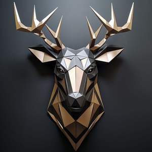 Statue d'animal en fer ornemental artistique moderne pour la décoration créative de la maison et du jardin, faite à la main avec des détails vintage - Product Image 4