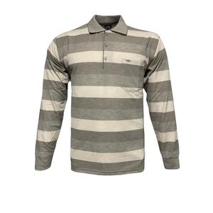 Camiseta de Manga Larga a Rayas para Hombre, Hecha de Tela Suave y Cómoda 30/1, Ropa Casual para Hombre - Product Image 3