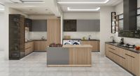 Votre maison idéale : un système de meubles de cuisine intégré, ergonomique et au design épuré.