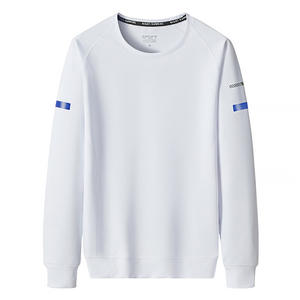 Solid Color High Quality Unisex Loose Crew Neck Basic Heavy Weight Solid <b>Thick</b> <b>Fleece</b> Sweat Shirts Sweaters With Logo - Product Image 1