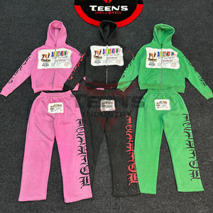 ชุดวอร์มผ้าคอตตอนสำหรับผู้ชายชุดวิ่งออกกำลังกายแขนยาวพิมพ์ลาย2026ไซส์ใหญ่ใส่สบาย - Product Image 4