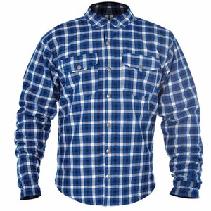 USA personnalisé Plaid Design étiquette flanelles nouveau élégant Streetwear motard moto Culture grande taille mélange de polyester respirant - Product Image 3