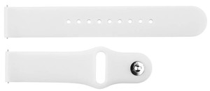 Bracelet de montre sport unisexe JD1606 blanc, durable, respirant, léger, réglable, résistant à l'eau, en silicone, 20-22 mm, acier inoxydable - Product Image 6