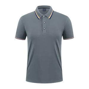 Camiseta Polo Corta Informal de Negocios para Hombre, Estilo Veraniego, Personalizada OEM, Nueva, Fresca, de Fibra Coolick, con Solapa - Product Image 2