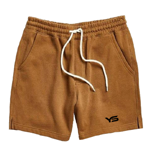 Wholesale Men's Casual Shorts 100% Pure Cotton Custom Logo & Colors Mid Waist Loose Fit-Men's Fashion Short - Product Image 4