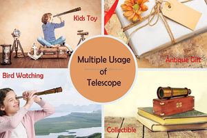 Télescope monoculaire vintage de 18 pouces en laiton antique, style pirate, avec boîte en bois pour l'aventure et la décoration - Product Image 6