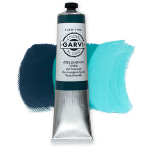 Pintura al Óleo Fina VIRIDIAN de GARVI, de Alta Calidad, Pigmentada en un Solo Color, 200 ml, para Arte, Manualidades, Lienzo y Papel - Product Image 1