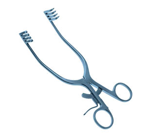 Retractor Adson de acero inoxidable de calidad superior, instrumentos veterinarios quirúrgicos con revestimiento azul, retractores Beckman - Product Image 1