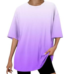 เสื้อยืดคอกลมวินเทจซักได้ระบายอากาศได้ดีไหล่ตกขนาด180กรัมเสื้อตัวนอกออกกำลังกายแฟชั่นมีสไตล์ - Product Image 4