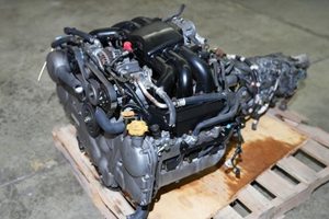 2003-2009 EZ30D 3.0L H6 Motor y transmisión manual de 6 velocidades Usado Condición - Product Image 3