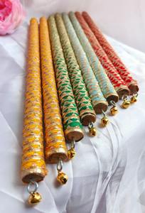 Auténticos palos indios Dandiya perfectos para las celebraciones de Garba Dance Navaratri y recuerdo de fiesta en el accesorio del Festival de La Noche de Dandiya - Product Image 6