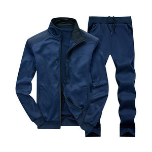 Ensemble de survêtement à capuche uni pour l'entraînement en salle de sport, vêtements de sport d'hiver de haute qualité pour le jogging, l'entraînement, fermeture à cordon personnalisée OEM pour hommes - Product Image 4